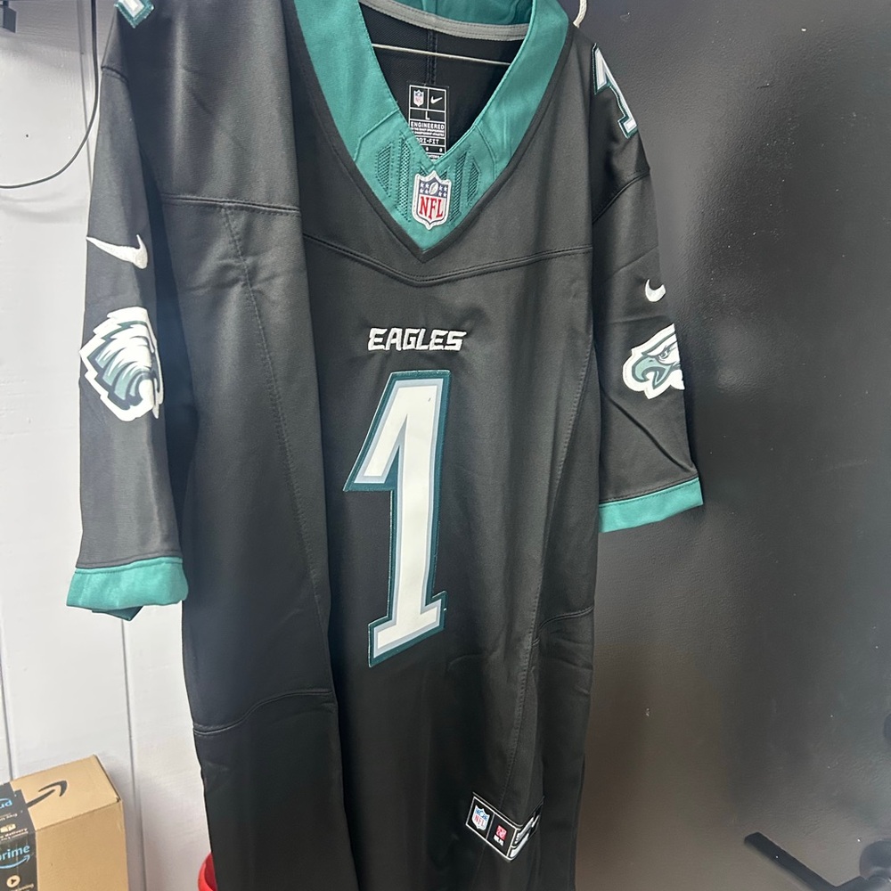 Nike Philadelphia Eagles Jalen Hurts Black Jersey